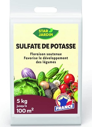 engrais naturel sulfate de potassium potasse