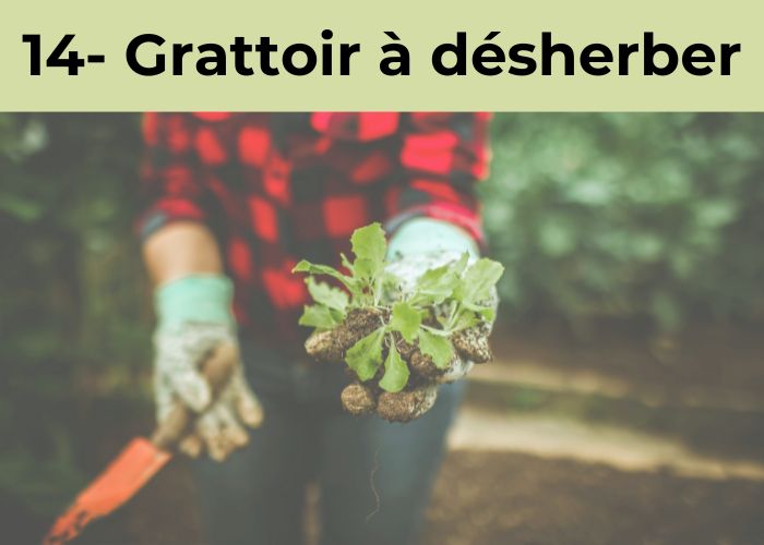 grattoir outils de jardinage manuels pour le jardin