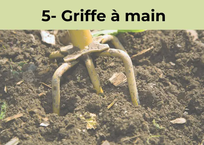 griffe de jardin outils de jardinage manuels pour le jardin