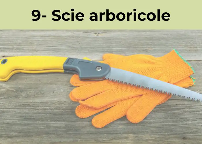 scie arboricole outils de jardinage manuels pour le jardin