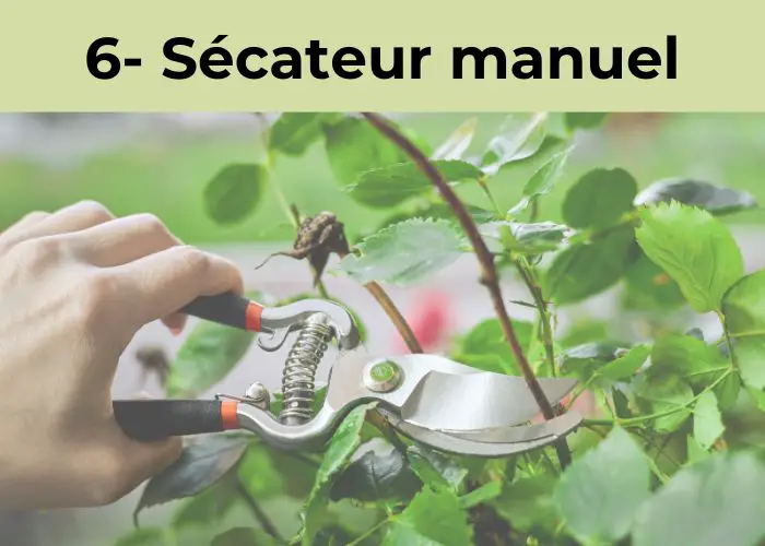 sécateur outils de jardinage manuels pour le jardin