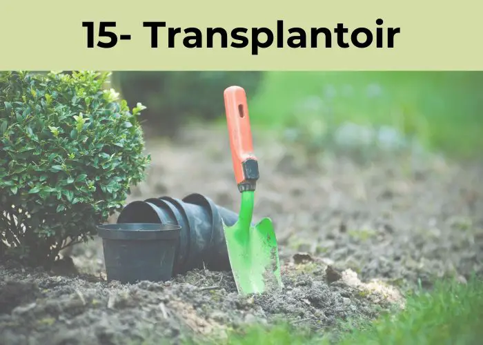 transplantoir outils de jardinage manuels pour le jardin