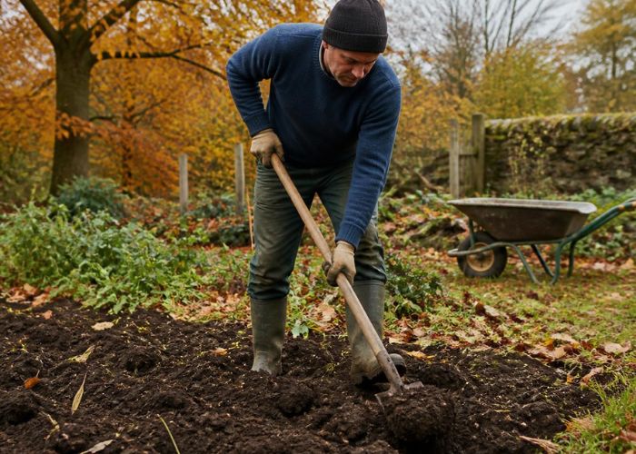 comment préparer la terre avant une plantation d’automne